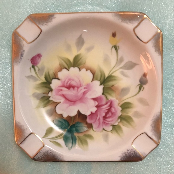 Rose with  Gold Edging - Picture 1 of 5